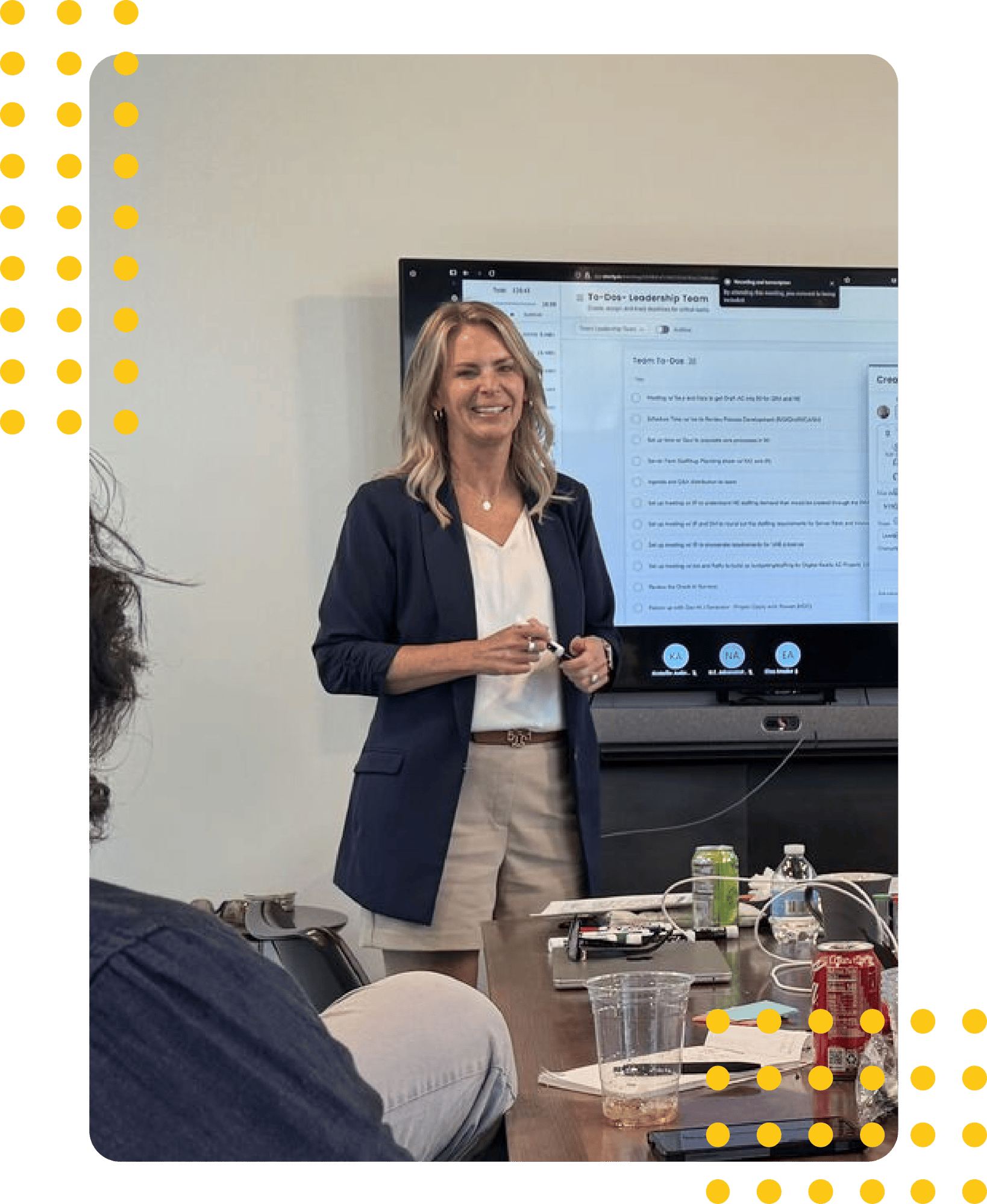 Tonia Butterworth leading a business strategy workshop